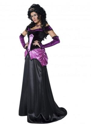 Christmas Tree Costume Tinsel Tunic & Hat Green Festive Novelty Funny - image Countess-Nocturna-Costume-300x415 on https://www.abracadabrafancydress.com.au