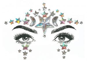 Body Bands Tattoos - Chained Love - image Face-Jewels-Celestial-300x221 on https://www.abracadabrafancydress.com.au