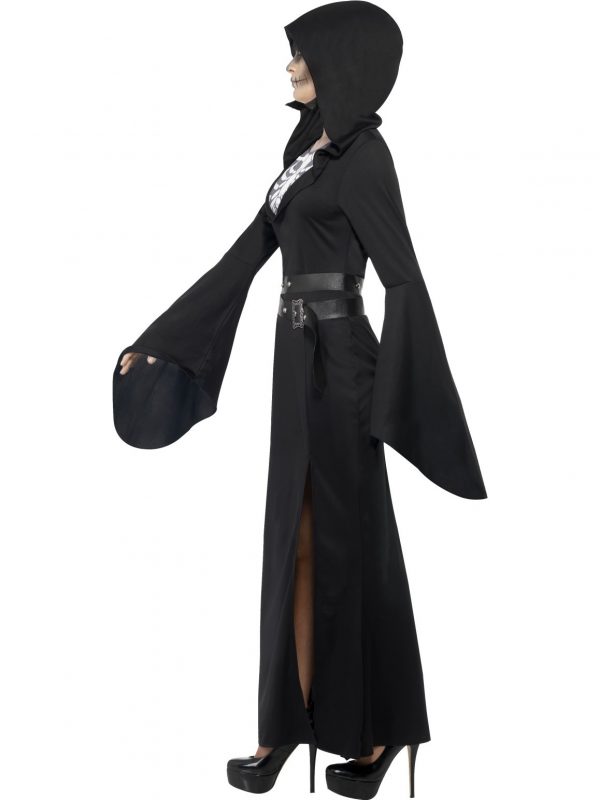 Womens Lady Grim Reaper Costume Halloween Skeleton Horror Fancy Dress Plus Size - image Lady-Reaper-Costume-1-600x800 on https://www.abracadabrafancydress.com.au