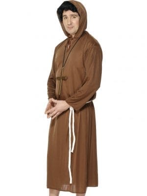Minister of Death Costume Mens Zombie Dark Priest Cardinal Fancy Dress Halloween - image Monk-Costume-300x400 on https://www.abracadabrafancydress.com.au