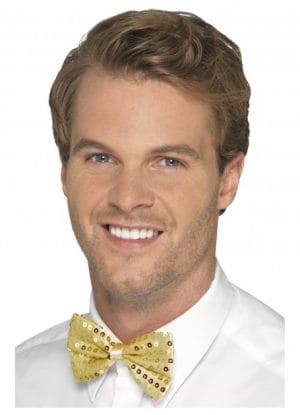 Bow Tie Satin Black - image Sequin-Bowtie-Gold-300x415 on https://www.abracadabrafancydress.com.au