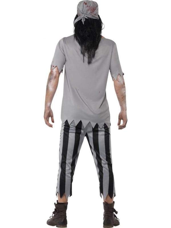 Zombie Pirate Ghost Mens Walk Dead Halloween Scary Fancy Dress Up Costume Horror - image Zombie-Pirate-Costume-2-600x800 on https://www.abracadabrafancydress.com.au