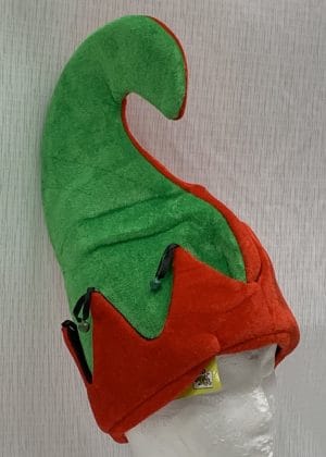 Elf Hat Red & Green with Pom Poms Gnome Christmas Santa's Helper Xmas Dress Up - image elf-hat2-300x420 on https://www.abracadabrafancydress.com.au