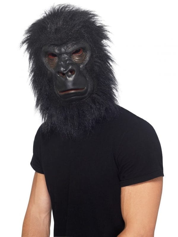 Black Gorilla Mask - image Gorilla-Mask-1-600x800 on https://www.abracadabrafancydress.com.au