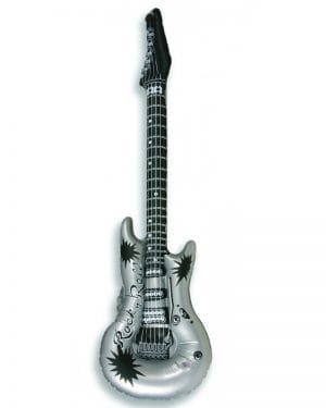 Inflatable Guitar Assorted Colours 99cm / 39in - image Inflatable-Guitar-Silver-300x375 on https://www.abracadabrafancydress.com.au