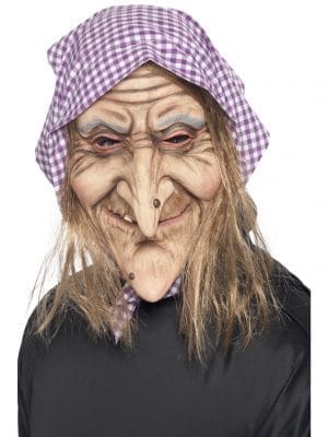 Mike Myers Michael Latex Mask Halloween - image Old-Witch-Mask-300x400 on https://www.abracadabrafancydress.com.au