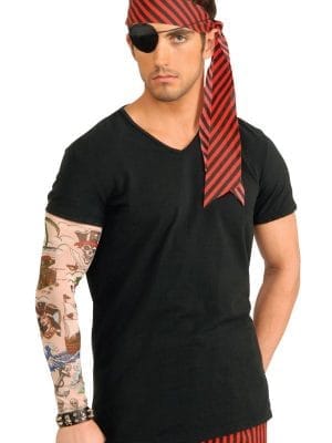 Tattoo Sleeve - Hell From Above Tattoo Sleeve (Single) - image Pirate-Tattoo-Sleeve-300x400 on https://www.abracadabrafancydress.com.au