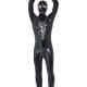 Grim Reaper Scythe, 6 Pieces, Plastic, 138cm - image Gimp-Costume-80x80 on https://www.abracadabrafancydress.com.au