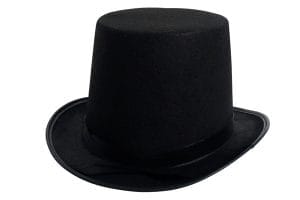 Light Brown Cowboy Cowgirl Hat With Bull Hat Band Adult Western Costume Wild West - image Lincoln-Top-Hat-300x200 on https://www.abracadabrafancydress.com.au