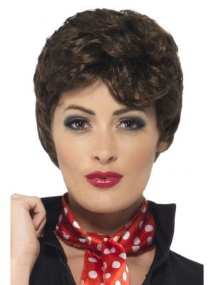 Oriental Lady Japanese Geisha Girl Black Wig Chinese Asian Costume Hair - image Brown-Rizzo-Wig-300x400 on https://www.abracadabrafancydress.com.au