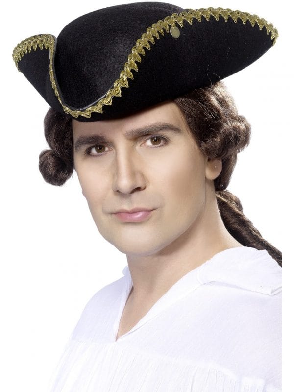 Dick Turpin Tricorn Pirate Colonial Hat - image Dick-Turpin-Tricorn-Hat-600x800 on https://www.abracadabrafancydress.com.au