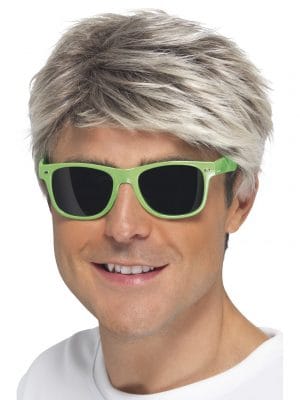 Lennon Glasses Yellow Round Lenses Hippy Hippie Beatles - image neon-green-300x400 on https://www.abracadabrafancydress.com.au