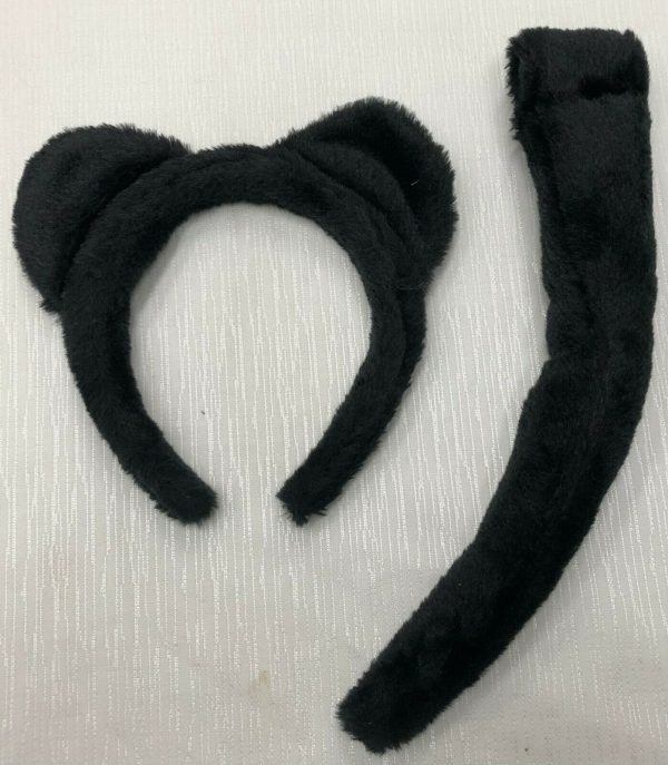 Mouse Kit Black with Headband & Tail Animal
