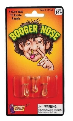 Amazing Fart Machine Prank Joke Hilarious Toy 6 Sounds Christmas Stuffesr Novelty - image Booger-Nose-300x493 on https://www.abracadabrafancydress.com.au