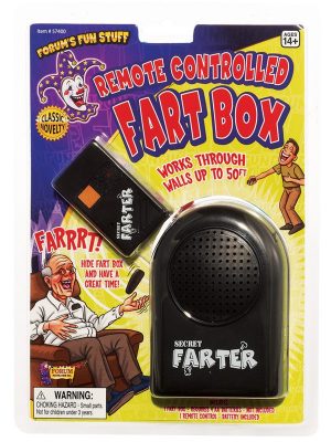 Amazing Fart Machine Prank Joke Hilarious Toy 6 Sounds Christmas Stuffesr Novelty - image Fart-Machine-Remote-300x400 on https://www.abracadabrafancydress.com.au