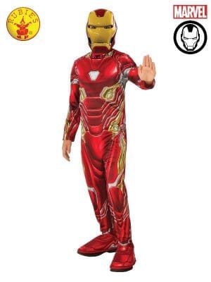 Licensed Iron Man Classic Mark 50 Costume Child Superhero Boys Avengers