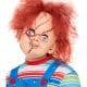 Licensed Deluxe Chucky Latex Over Head Mask Scars Bride Dress Up Costume