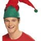 Elf Hat Red & Green with Pom Poms Gnome Christmas Santa's Helper Xmas Dress Up