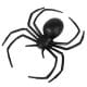 Creepy Crawly Spider Black Widow Plastic 15cm pk 1 Costume Props Accessory