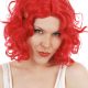 Strawberry Curls Wig Candy Red Shortcake 80s 90s Curly Cartoon Party Costume