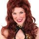 Tammy Big Hair Wig Auburn Red 70s 80s 90s Curly Rock Womens Party Costume Peggy