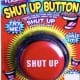 Flashing Shut Up Button Zip It Prank Joke Hilarious Christmas Stuffers Novelty