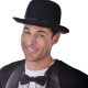Deluxe Bowler Hat Derby Felt Black Charlie Chaplin 50s Fancy Dress Up Costume