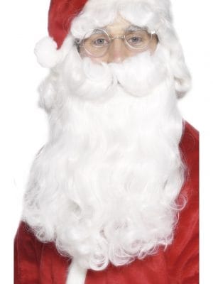 Deluxe Santa Beard White Wizard Biblical Religious Father Christmas July Costume