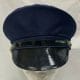 Navy Blue Chauffeur Hat Caps Limo Driver Dress Up Fancy Dress Costume Peak Hat