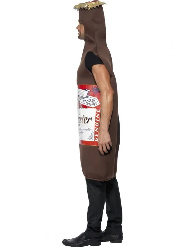 Studmeister Beer Bottle Lager Oktoberfest Fancy Dress Stag Buck's Party Costume