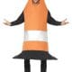 Traffic Cone Costume Joke Comedy Road Safety Orange Witches Hat Cars Dress Up