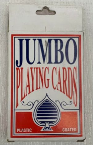 Jumbo Gigantic Playing Cards Mad Hatter Alice In Wonderland Plastic Coated