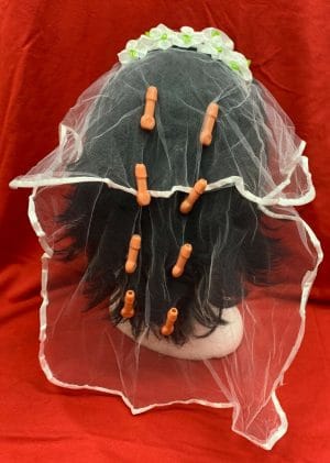 Pecker Veil on Headband Hens Night Party Penis Willy Bachelorette Dress Costume
