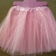 Tulle Tutu Skirt 80s Colour Women Costume Light Baby Pink Sport Team Carnival