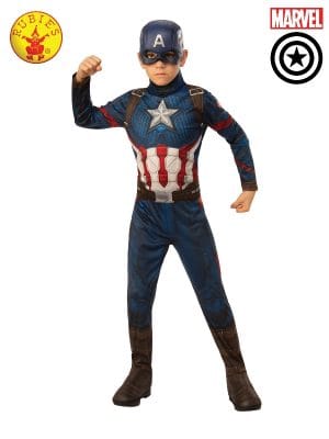 Licensed Captain America Marvel Comic Superhero Costume Child End Game