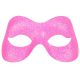 Fluro Pink Sparkle Eyemask Mask Halloween New Year's Dress Up Costume Glitte