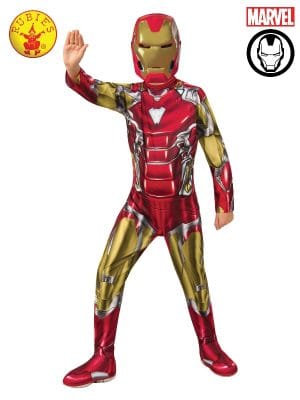 Iron Man Deluxe Costume Licensed Child Superhero Boys Avengers End Game
