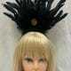 Burlesque Headband 1920's Black Flapper Showgirl Dancer Can Can Vegas Costume