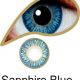 Sapphire Blue Blue Blendz 3 Month Contact Lenses