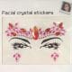 Diamante Rhinestone Face Jewels Glitter Stickers - Red Face Jewels
