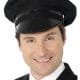 Black Chauffeur Hat Caps Limo Driver