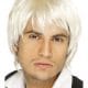 Blonde Boy Band Short Wig Music Pop Star 60s 70s 80s 90s Pretty Boy