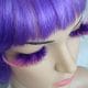 Eyelashes - Pink and Purple Feather Mardi Gras