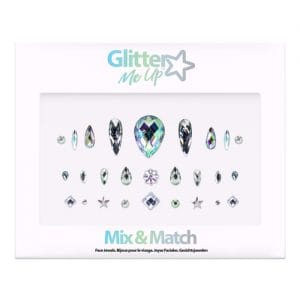 Diamante Rhinestone Face Jewels Glitter Stickers - Mix & Match Gems