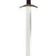 Sword with Leather Look Handle 87cm