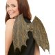 Dragon Scale Wings Gold Mythical Costume Dinosaur Accessory Cosplay Devil Demon