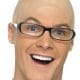 Bald Cap Latex Head Funny Fake Skinhead Baldy Old Man