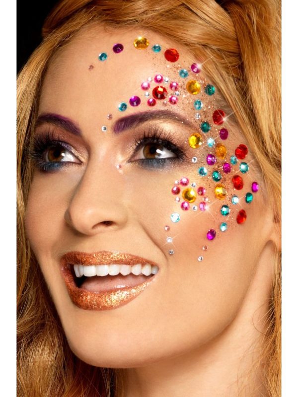 Face Jewels Rainbow Gems Bedazzle Jewellery Festival Fairy Face Accessories Fairy Diamante Rhinestone Glitter Stickers