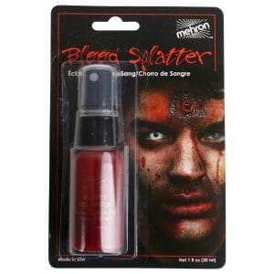Mehron Blood Spray Pump Bottle 30 ml Special Effect Halloween Splatter Drip