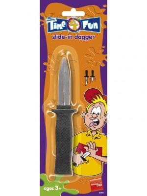 Knife Disappearing Trick Retractable Dagger Trick Costume Accessory Prank Prop